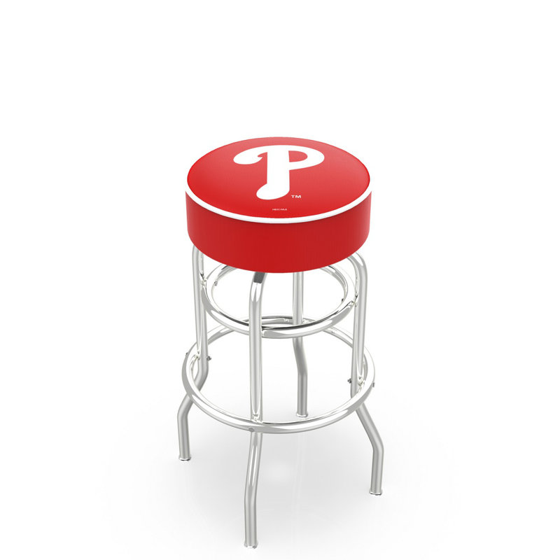 Tabouret de bar pivotant L7C1 Philadelphia Phillies, Tabouret de bar d'une hauteur de siège de 30 po