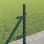 Vidaxl Fence With Posts PVC-Coated Steel-116797867-116797868