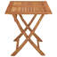 Rectangular Eucalyptus Folding Outdoor Dining Table , 120cm cm W 70cm cm D