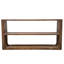 Console Ryun en pin récupéré, naturel antique
