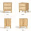 Ensemble de table de chevet 18 tiroirs 18,9 po l 18,9 po