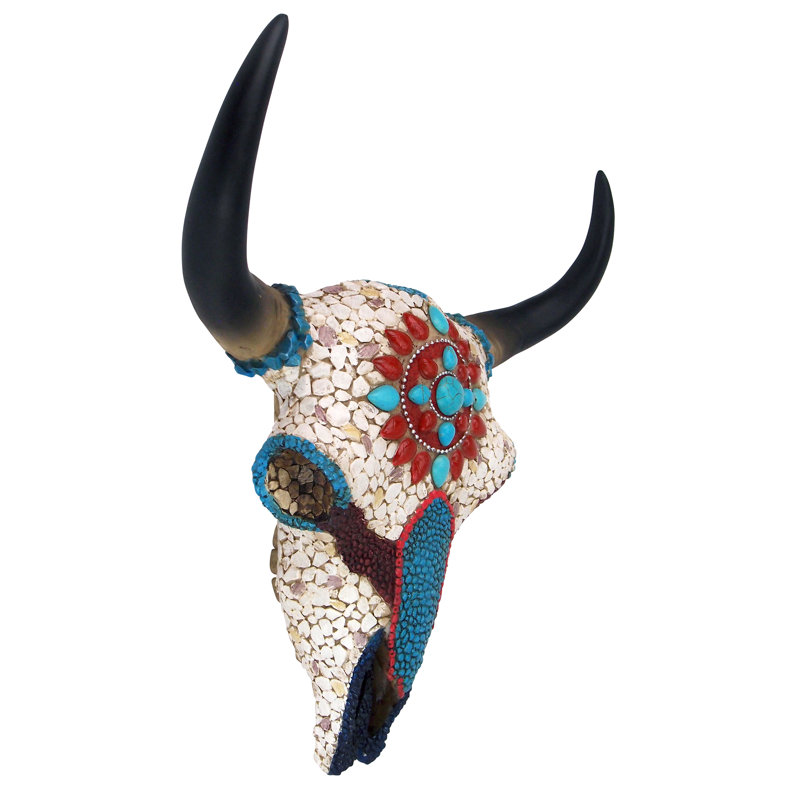 Sculpture murale Mystic Plains Warrior, H 10,5 po x l 9,5 po