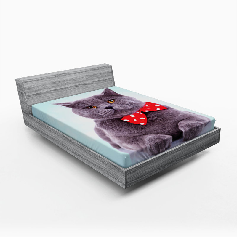 Microfiber Jersey Knit Fitted Sheet, European Kingsize (160 x 200cm)