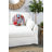 Floral Cotton Blend Throw Pillow