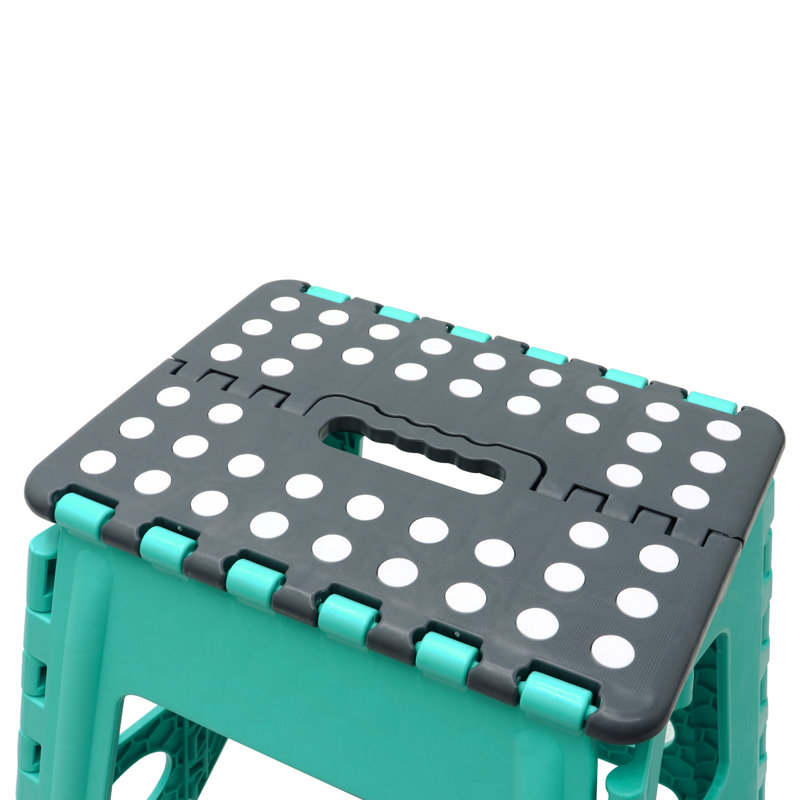 Cubert Large Step Stool, Turquoise, 22 H x 29 W x 22 D cm