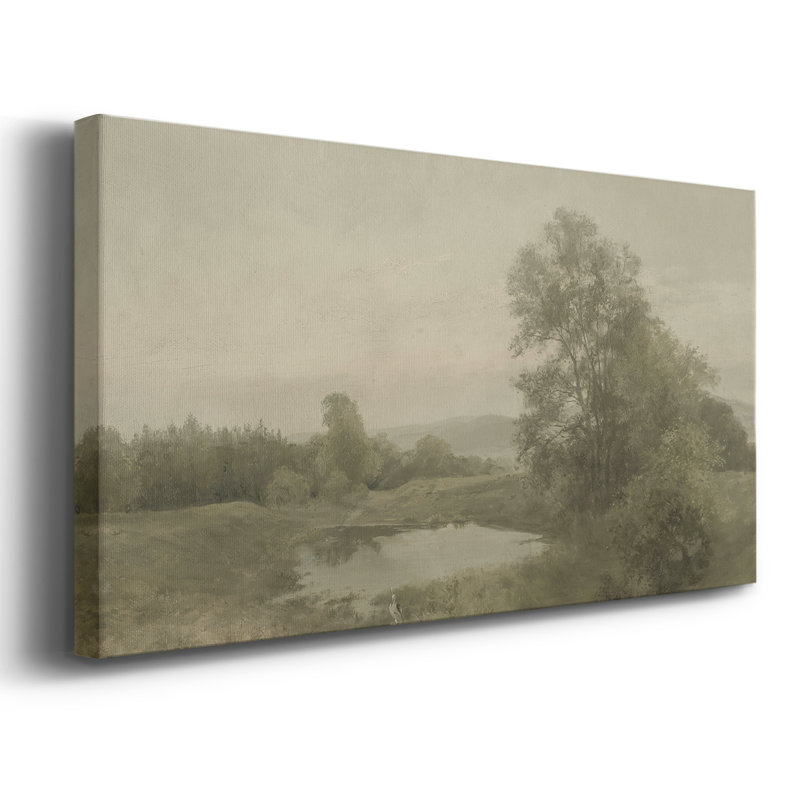 Série paysage - DCCCLV- Toile tendue avec châssis - Prêt à accrocher, H 16 po x l 32 po
