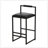 Metal PU Bar Stools,Set Of 2