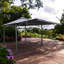 Algarve Awning Gazebo 3.3x3.3m + 2.1m Grey