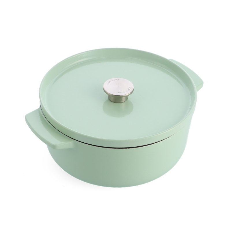 Kitchenaid Cast Iron Dutch Oven, 5.2 L, Pistachio