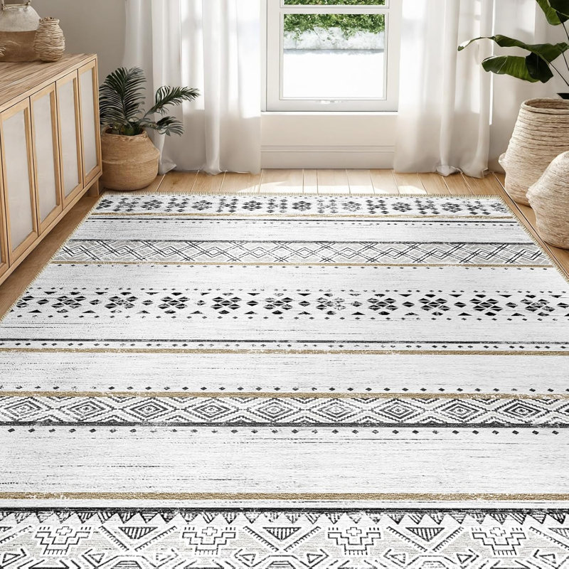Low-Pile Anti-Slip Soft Printed Pattern Carpet