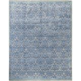 Overdyed One-of-a-Kind 8' 2" X 10' 3" Hand Knotted Area Rug