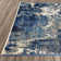 Modern Fringed Abstract Area Rug