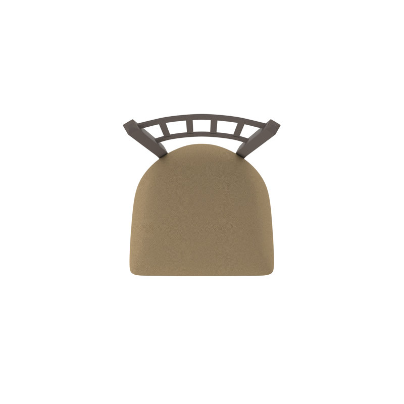 Tabouret pivotant 810 Contessa, Bronze, Vinyle - chaume Canter, Tabouret de bar (siège d'une hauteur de 30 po)
