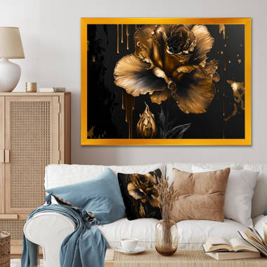 https://assets.wfcdn.com/im/46760601/resize-h380-w380%5Ecompr-r70/2383/238315093/Black+And+Gold+Gladiolus+III+On+Canvas+Painting.jpg