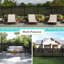 Clôture horizontale semi-intime en composite 6 pi H 6 pi pour terrasse, cour et jardin-117792459-118013786