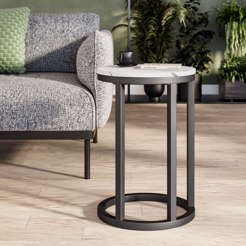 Benhart End Table, White