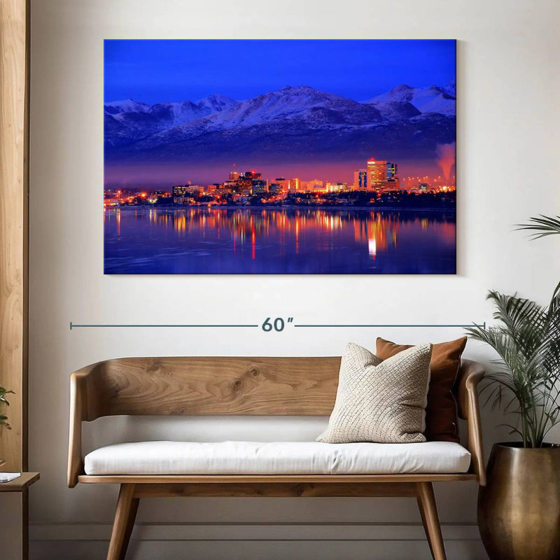 Ravi Anchorage At Night, 34" H x 51" W