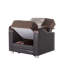 Fauteuil Damantnik Fulya brun-971406020
