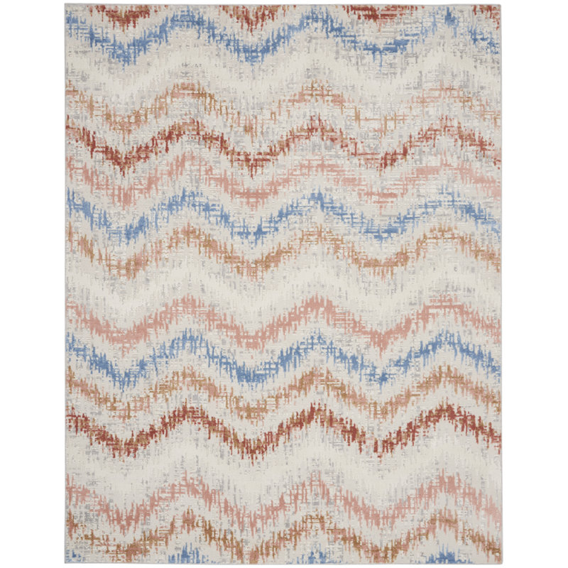 Tapis ivoire Rheba, Rectangle 7 pi 10 po x 9 pi 10 po