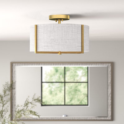 Axis 2-Light 14.5" Semi Flush Mount