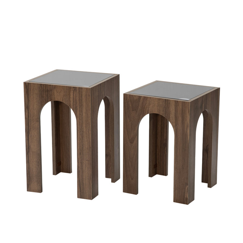 Ensemble de tables basses, Gris foncé