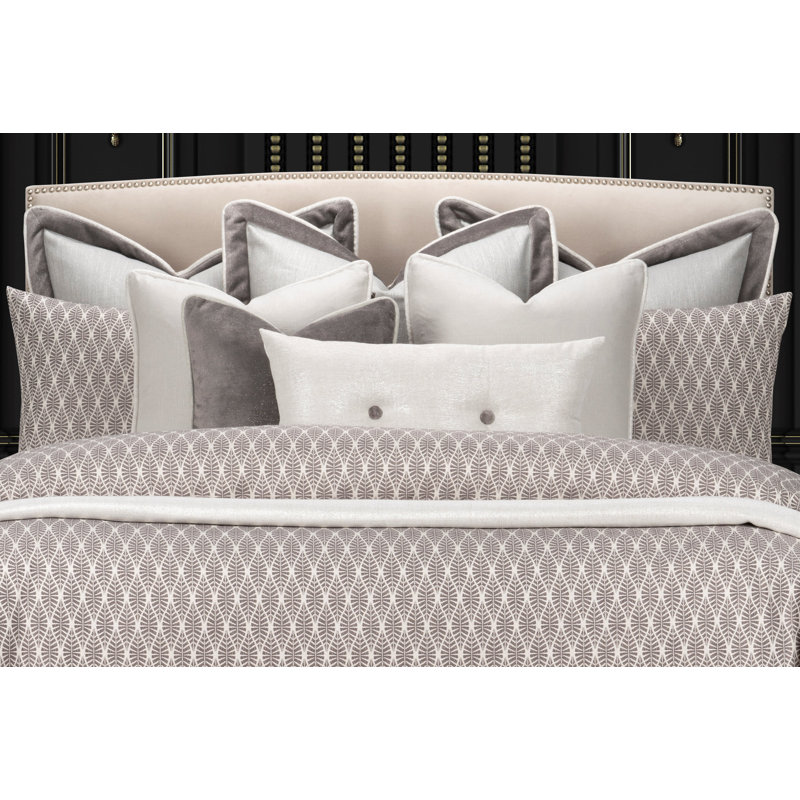 Ensemble de housse de couette et insert 5 pièces L'opera Luxury Microfiber, Noir