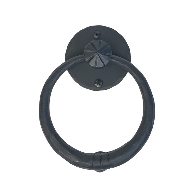 Matte Black Iron Art Sonoma Door Knocker