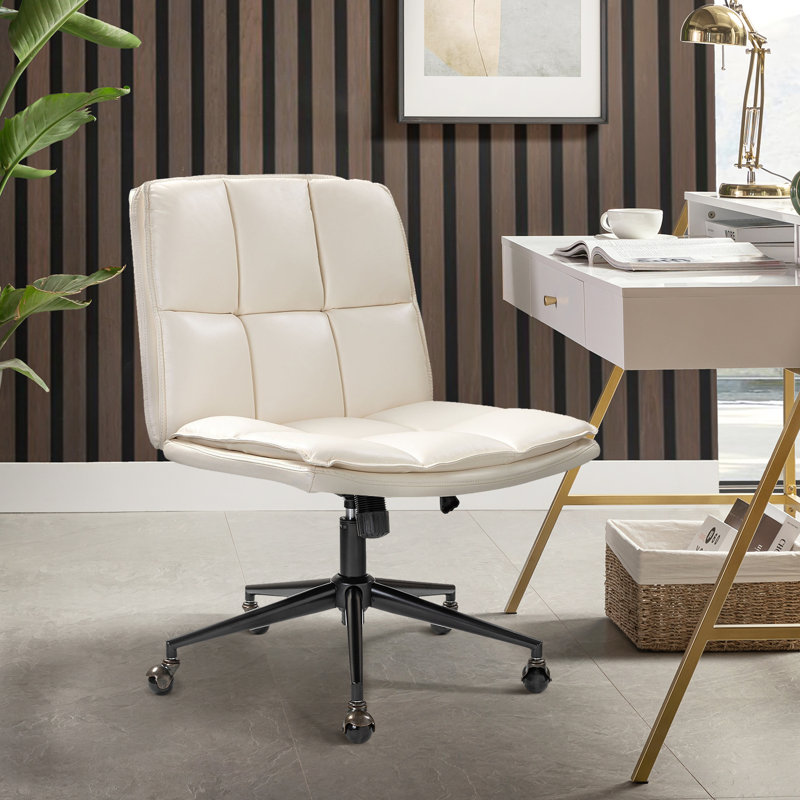 Chaise de bureau Cambrynn, Ivoire ivoire