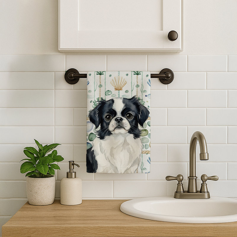 Torchon noir et blanc, Black and White Japanese Chin