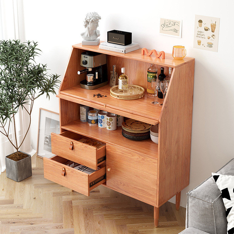 Light Luxury Multifunctional Accent Cabinet, Brown
