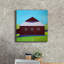 Toile épique Graffiti «Homestead Barn 5» par Carol Young, 18 po x 18 po