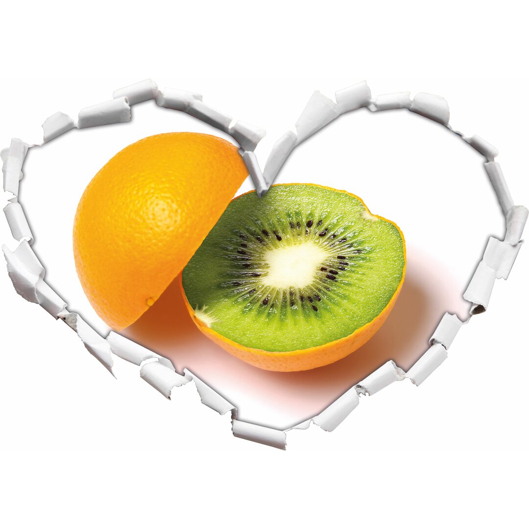 Wandtattoo Orangen Kiwi Fruit Früchte Obst