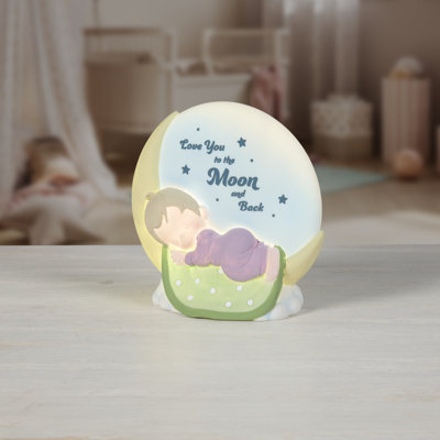 Precious Moments Baby Love You to the Moon and Back - veilleuse DEL 4,13 po