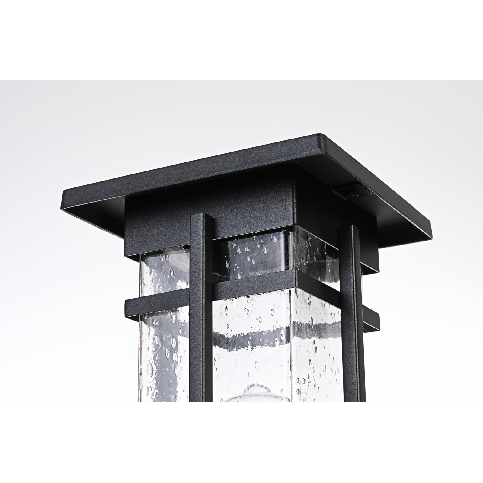 6.5" Iron Outdoor Post Light