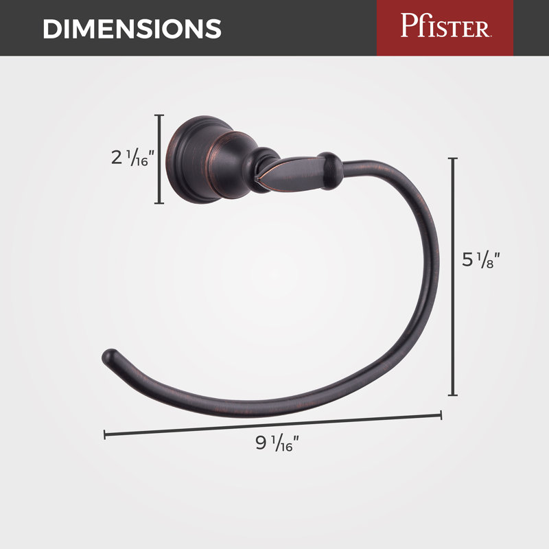 Avalon Towel Ring in Tuscan Bronze, Tuscan Bronze