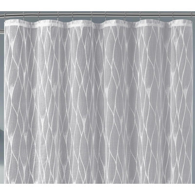 Luxury Geometric Shower Curtain For Modern Or White Bathroom Décor