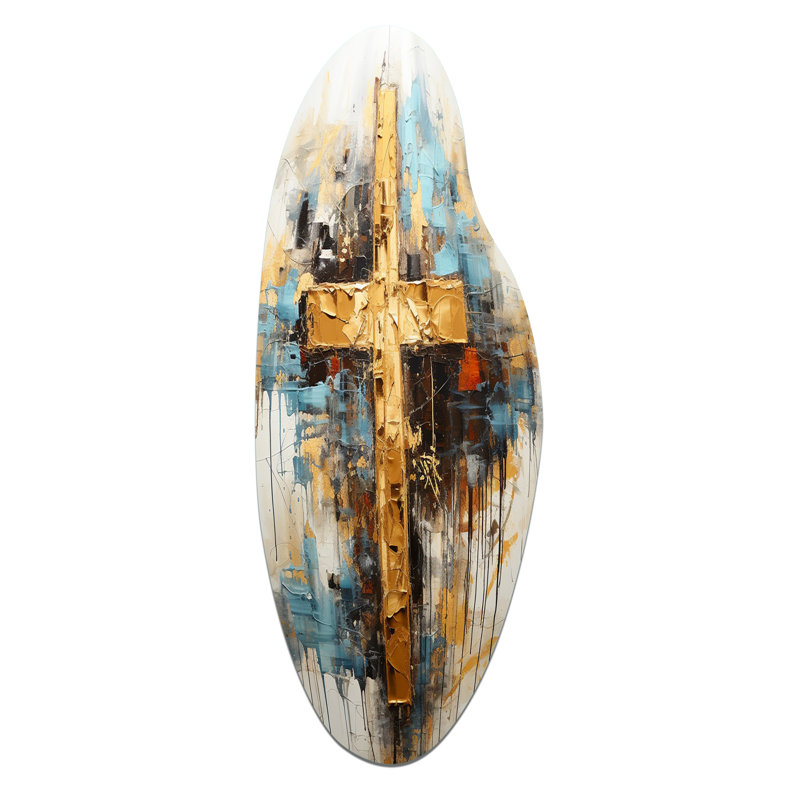 Ophelia - Paysage mural en forme de courbe, H 38 po x l 15 po
