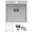 Ruvati Drop-in Topmount Bar Prep Sink 16 Gauge Stainless Steel Single Bowl-101377303-101377306