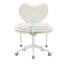 Fauteuil plus, fauteuil à roulettes croisées, tabouret réglable avec support lombaire, coussin de siège plus grand de mise à niveau, tabouret Design Home and Relax, design Plus, rembourrage plus doux, bureau