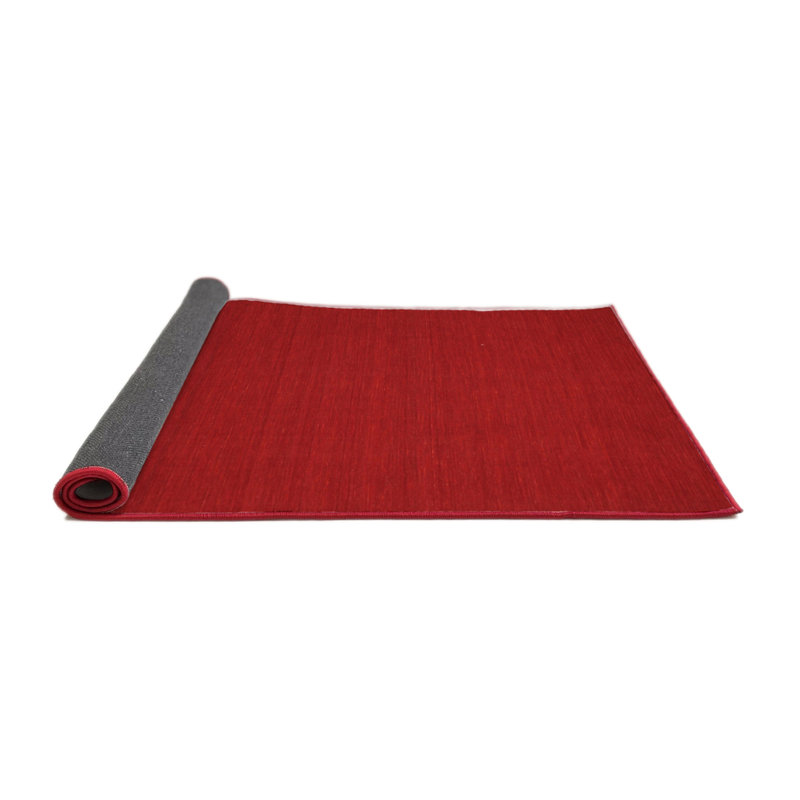 Tapis rouge contemporain, Rond 8 pi