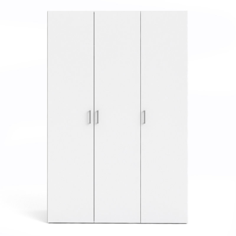 Cassandry 3 Door Manufactured Wood Wardrobe