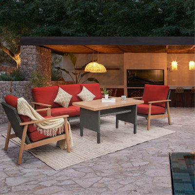 64.03 " W Patio Sofa