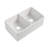 Fireclay 33" L X 20" W Double Basin Farmhouse Kitchen Sink With Grid And Strainer