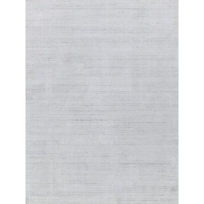 Poliforma Striped Area Rug in Ivory/Charcoal