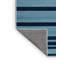 Tapis bleu à rayures horizontales lavable à la machine-291448154