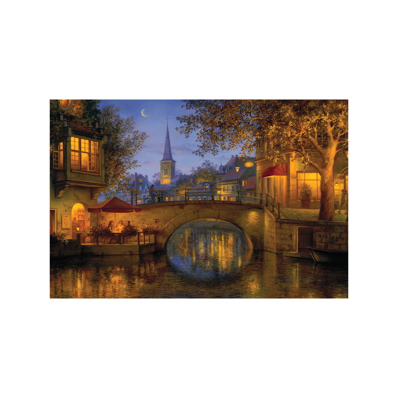 Twilight Reflections by Evgeny Lushpin - Wrapped Canvas Painting, 101.6 cm H x 66.04 cm W x 1.91 cm D