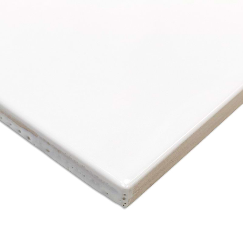Santa Monica 4x12 Polished Ceramic Subway Tile, White