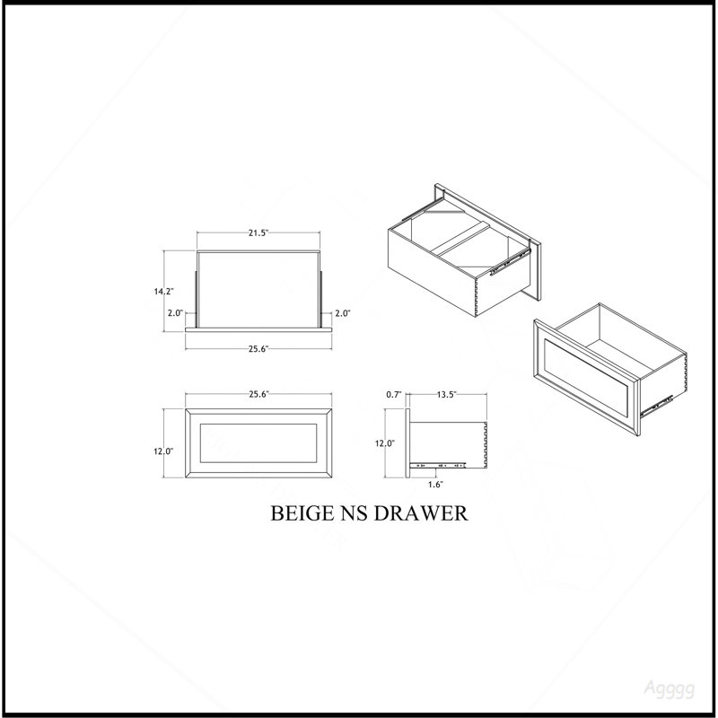 CIARA BEIGE NIGHTSTAND