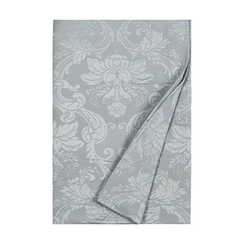 Chelsea Floral Cotton Coverlet, California King Coverlet, Sky Blue