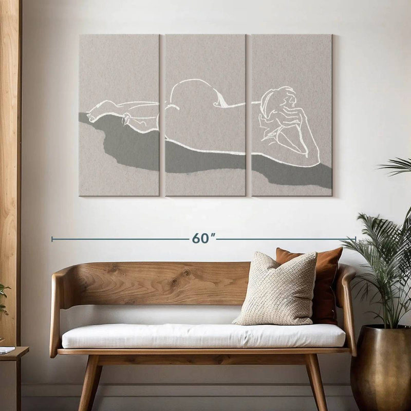 Leisha Lying On Her Side, 32" H x 50" W